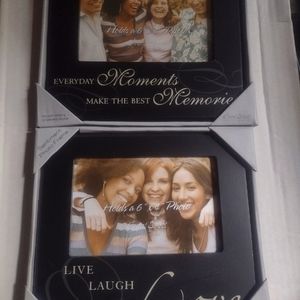 NIB (2) 6 × 4 picture frames